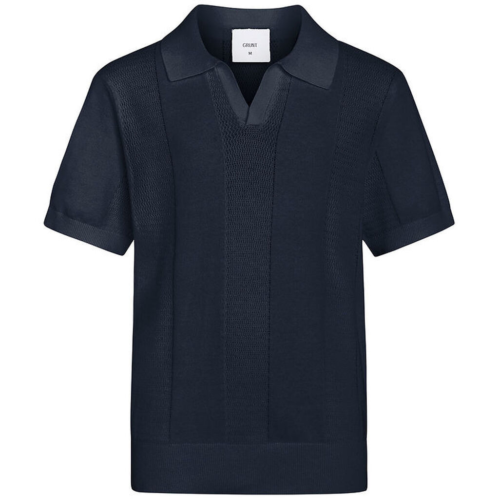 Grunt Polo - strik - GRRanne - Navy
