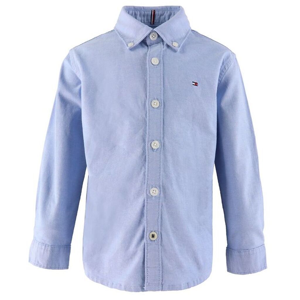 Tommy Hilfiger Skjorte - Stretch Oxford - Calm Blue