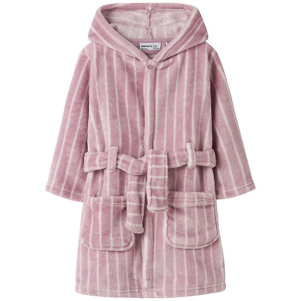 Name It Badekåbe - Velour - NmfRose - Keepsake Lilac