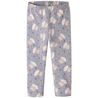 Name It Leggings - Sweat - NmfDavina - Lavender Gray/Ballerina B