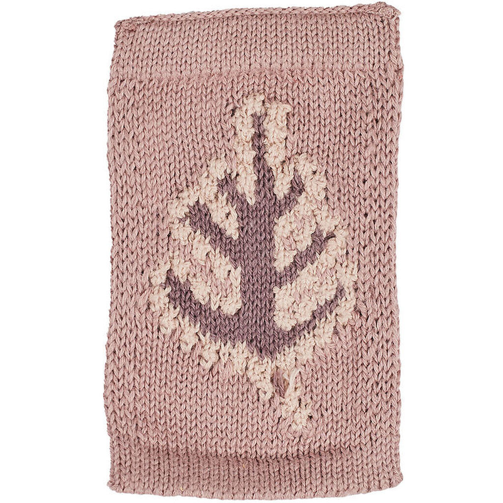 Smallstuff Strikket Flag - Blad - Rosa Motiv