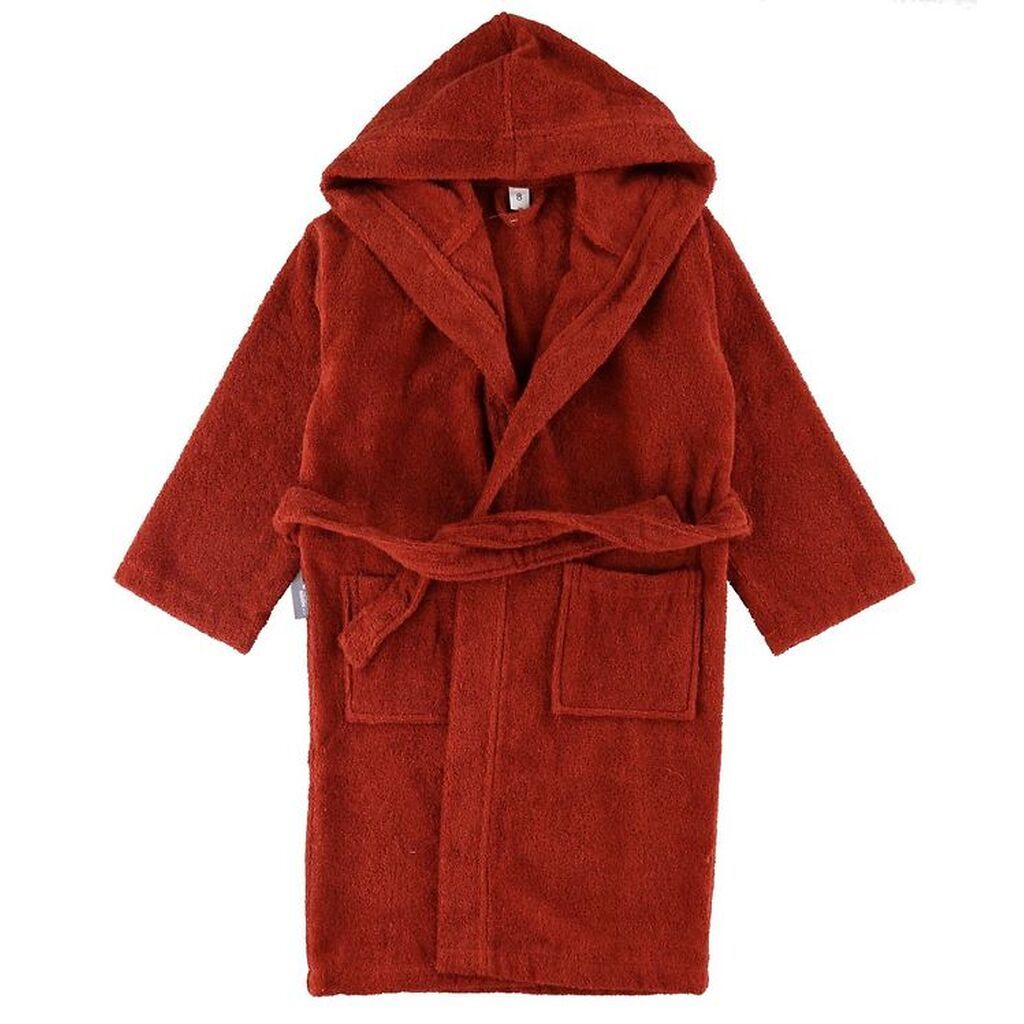 Nørgaard Madsens Badekåbe - 8 år - Dusty Rød
