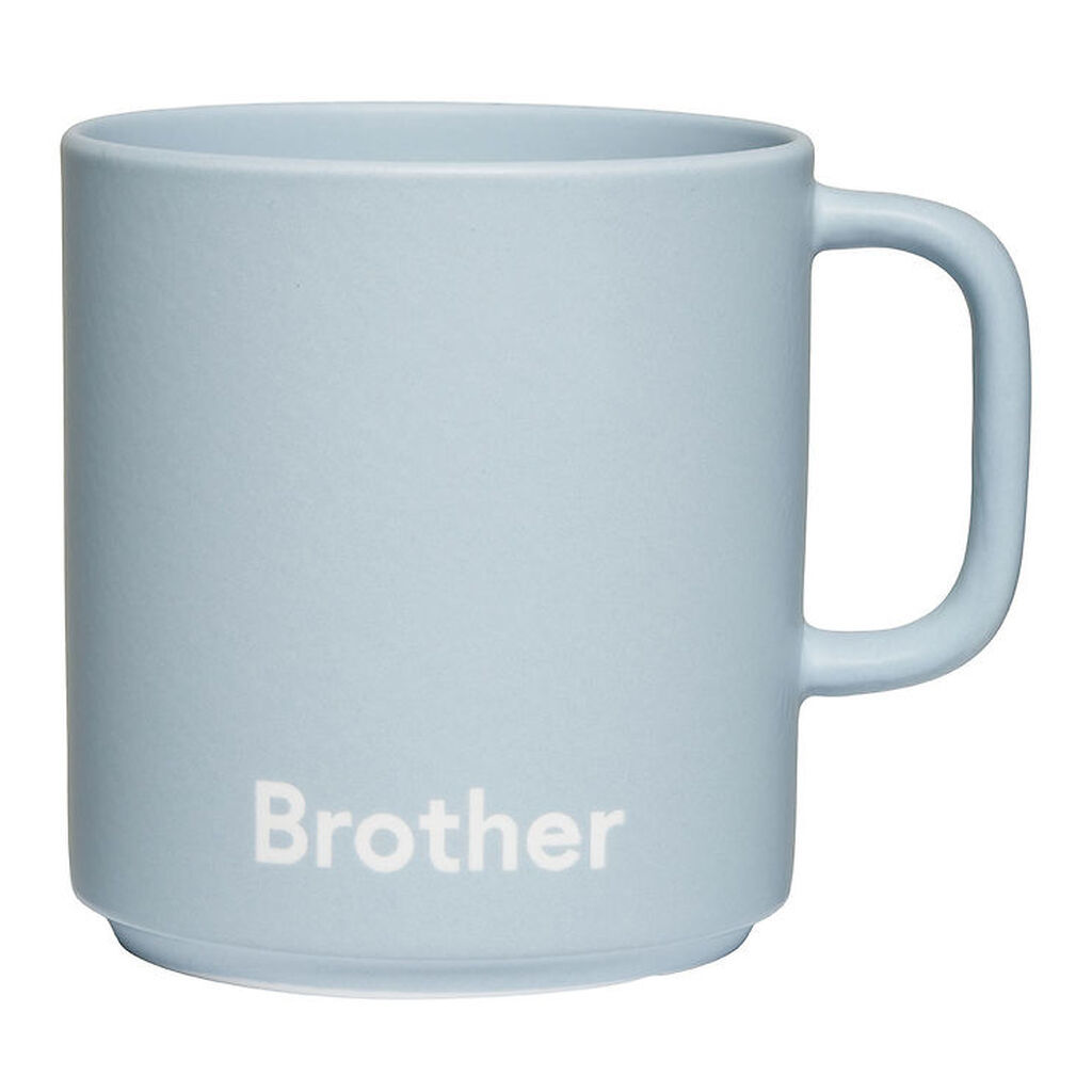 Design Letters Krus - Favourite - Brother - Light Blue