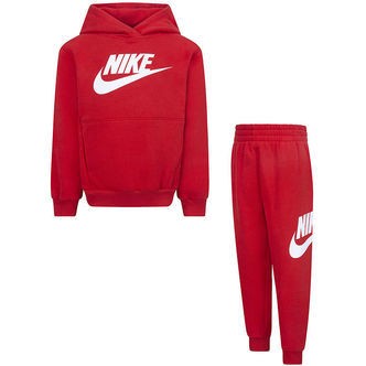 Nike Sweatsæt - University Red m. Hvid