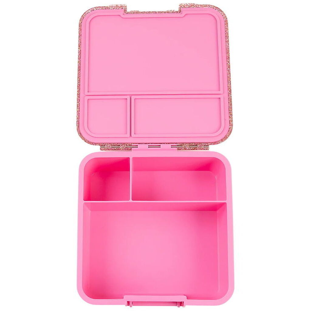 MontiiCo Madkasse m. 3 rum - Bento Three - 1 l - Floss Glitter