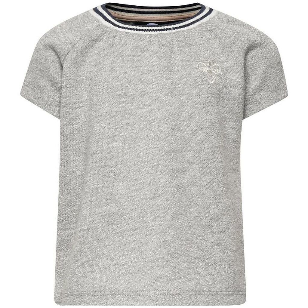 Hummel T-shirt - HMLDemi - Gråmeleret m. Glimmer