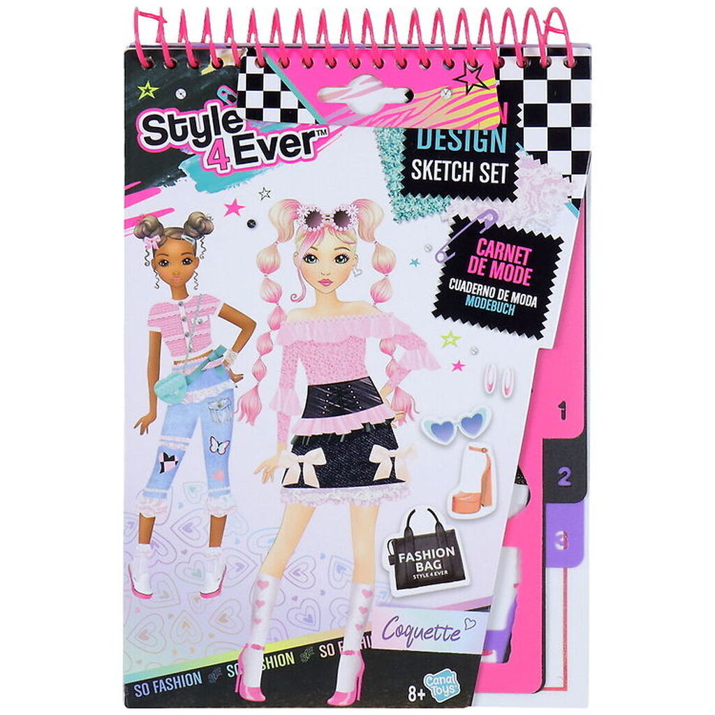 Style 4 Ever Fashion Designer Mini Skitsebogssæt