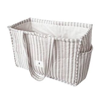 Pine Cone Shopper - Mommy - Mushroom Stripe