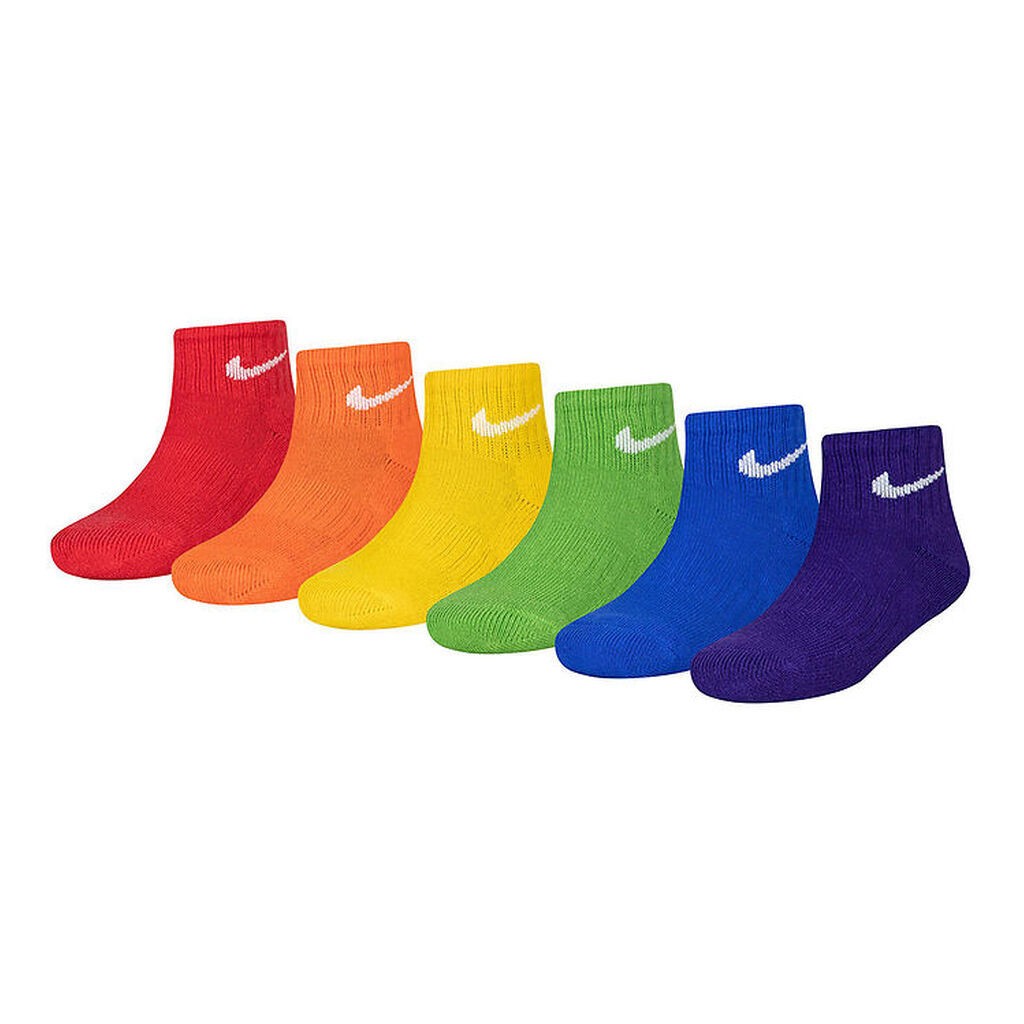 Nike Ankelstrømper - Cushioned - Dri-Fit - 6-pak - Multi