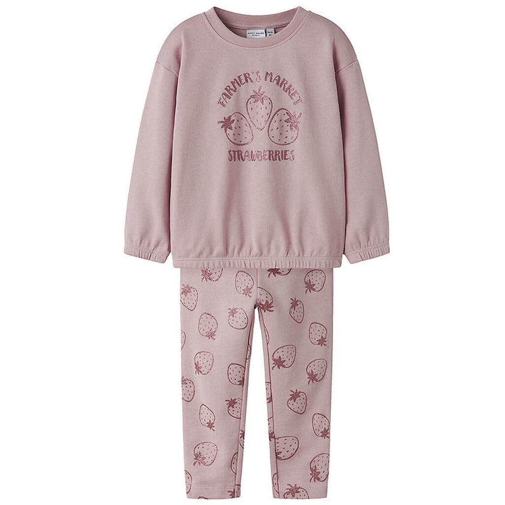 Name It Sweatsæt - NmfViluba - Burnished Lilac/Burnished Lilac