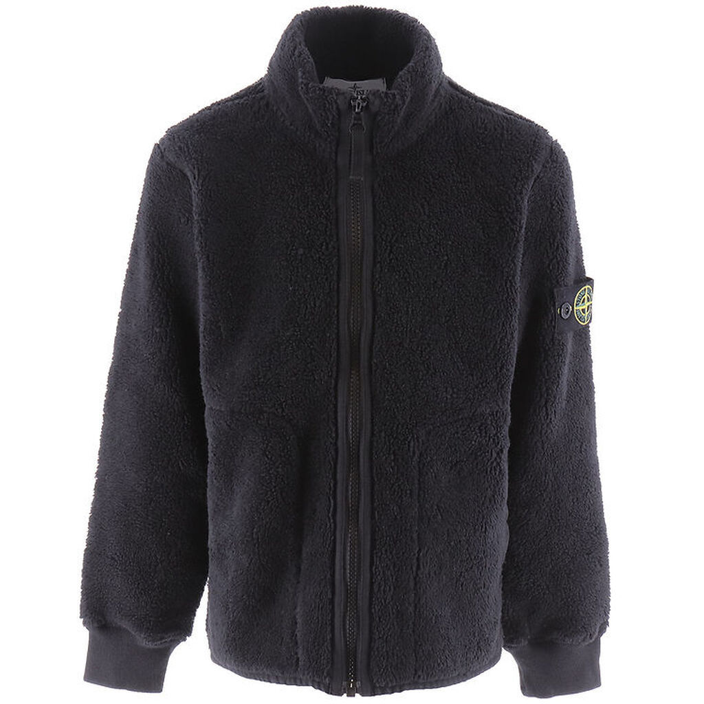 Stone Island Fleecejakke - Sort