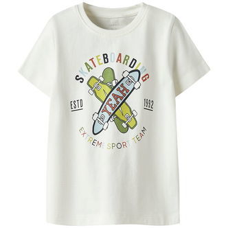 Name It T-shirt - NmmKarlton - Coconut Milk