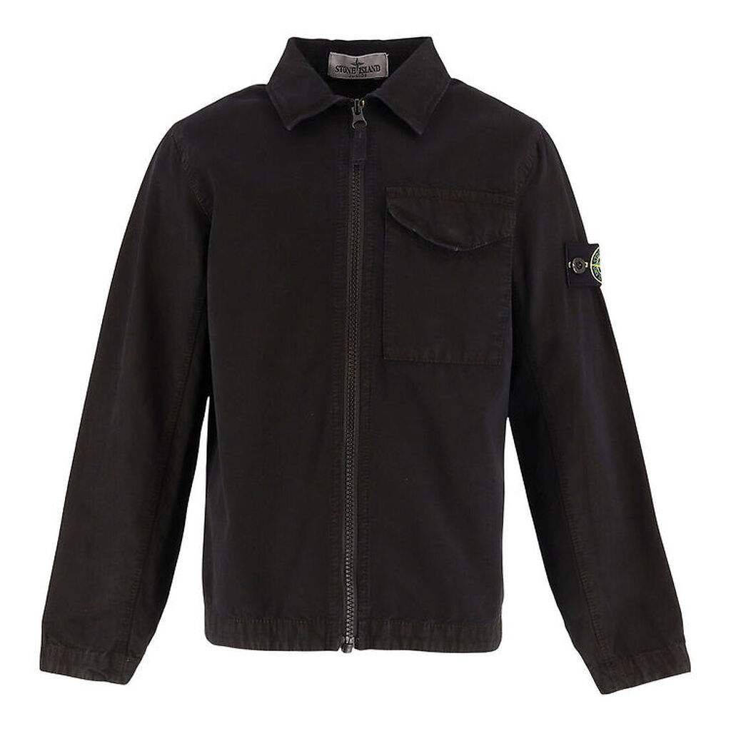 Stone Island Jakke - Overshirt - Sort