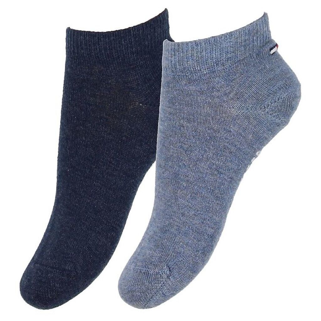 Tommy Hilfiger Ankelstrømper - 2-pak - Sneaker - Blåmeleret/Navy