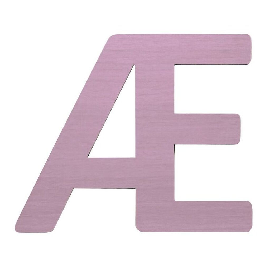 Sebra Træbogstaver - Æ - Pastel Pige