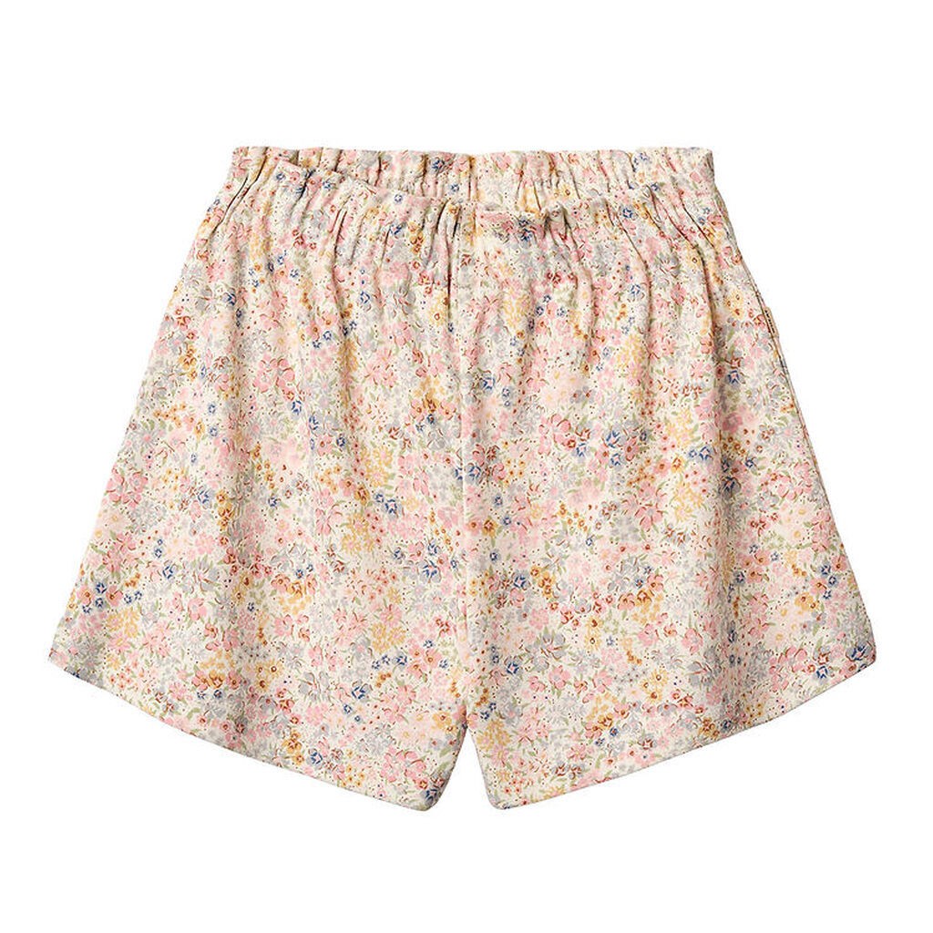 Wheat Shorts - Sandy - Bright Flowers