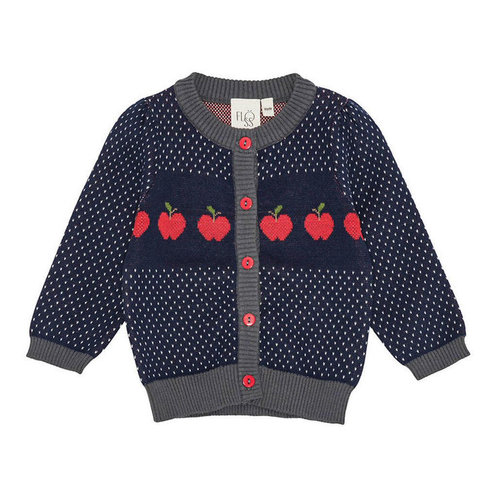 Flöss Cardigan - Strik - Esther - Navy Space
