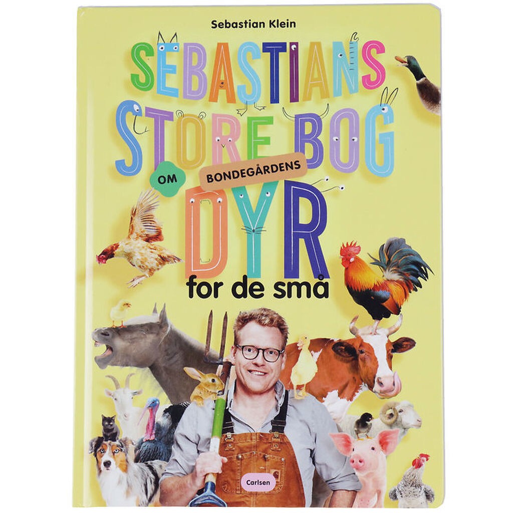 Forlaget Carlsen Bog - Sebastians Store Bog Om Bondegårdens Dyr