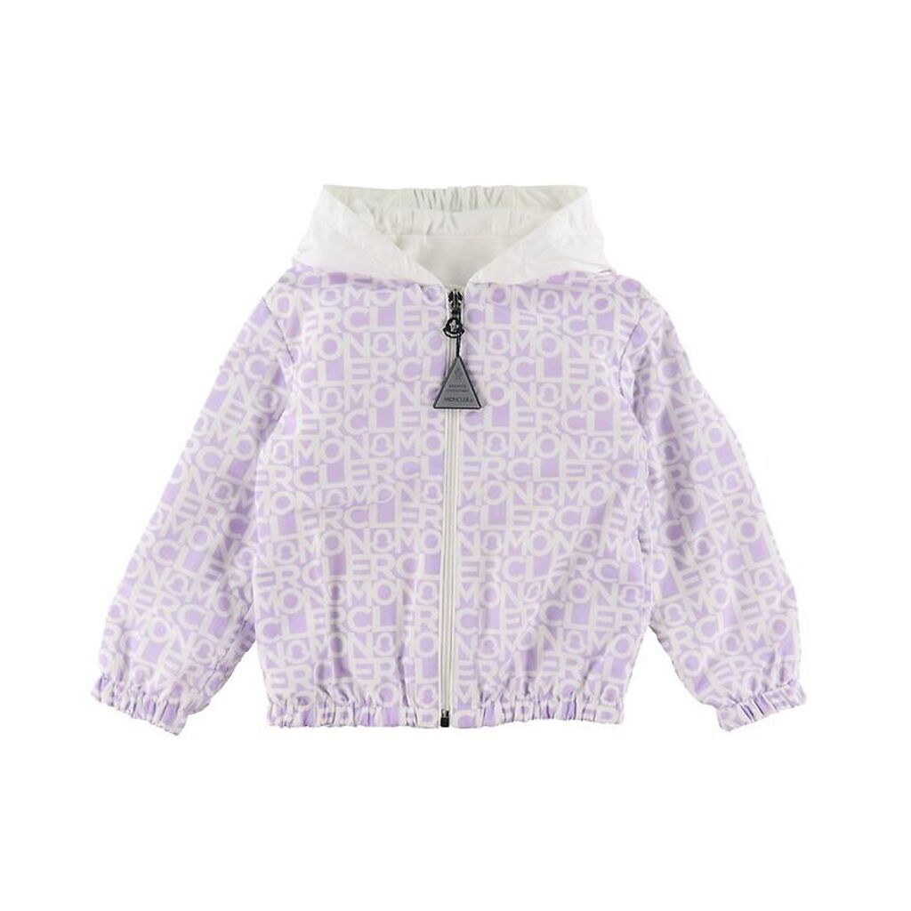 Moncler Jakke - Alose - Lilla/Hvid