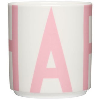 Design Letters Kop - XL Vintage ABC - Happy - Creole Pink