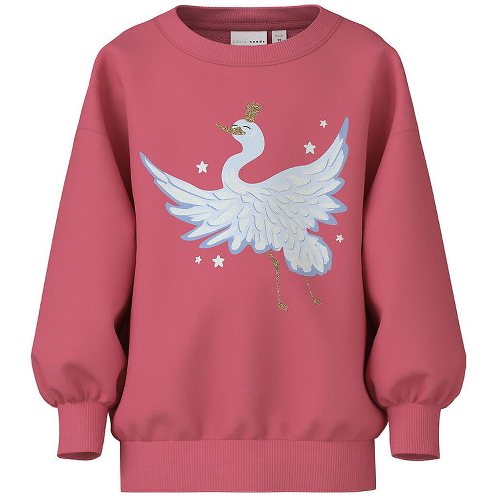 Name It Sweatshirt - NmfValona - Rapture Rose/Crane