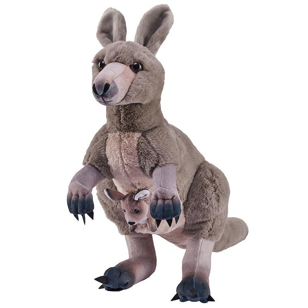 Wild Republic Bamse - Artist Collection - 24x40 - Kænguru m. Ung