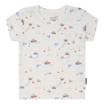 Hust and Claire T-shirt - August - Ivory