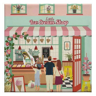 Vissevasse Puslespil - 15x21 cm - 150 Brikker - Little Ice Cream