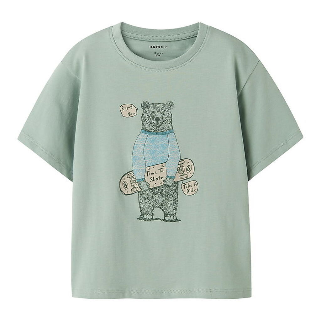 Name It T-shirt - NmmLinden - Jadeite