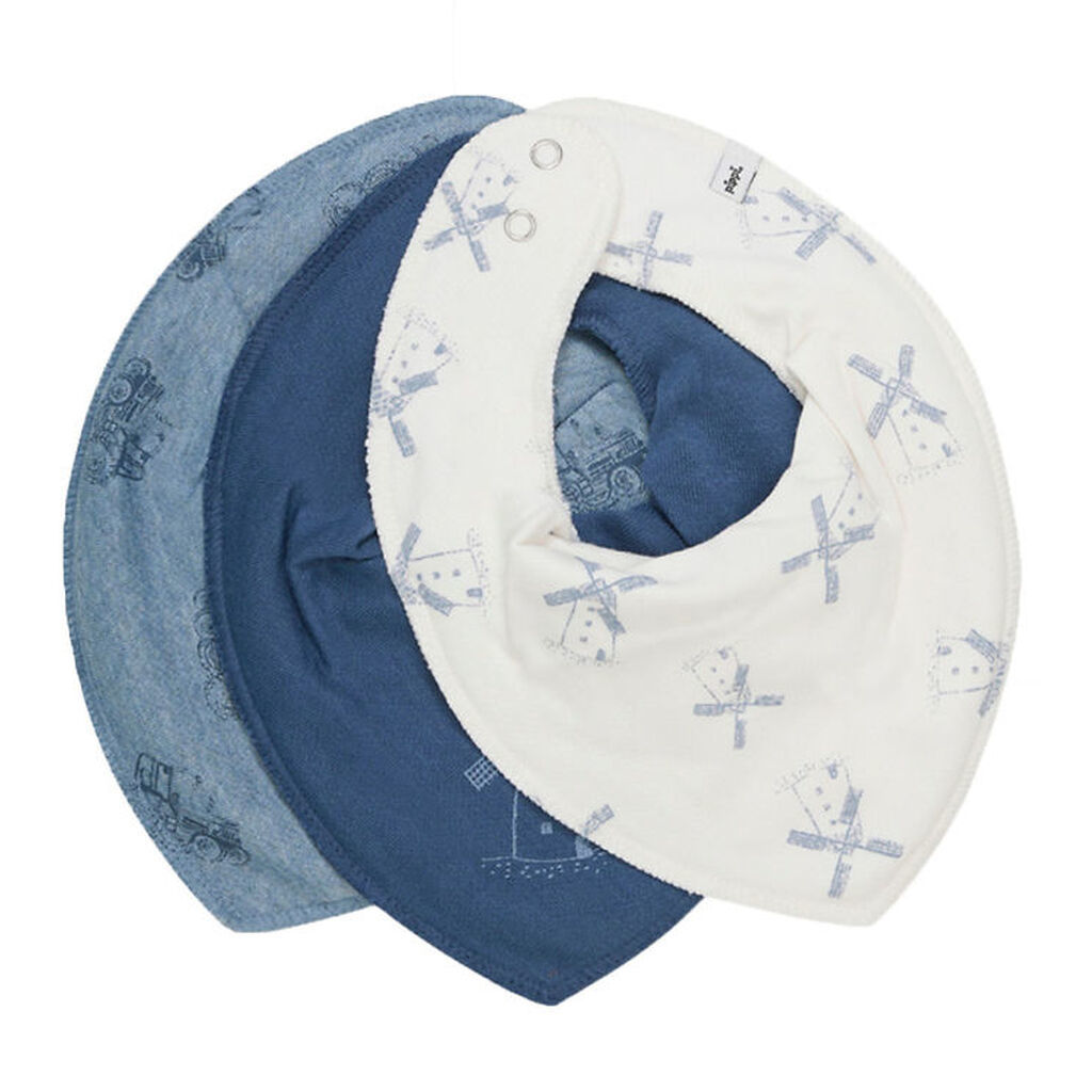 Pippi Baby Savlesmæk - 3-pak - Dark Denim