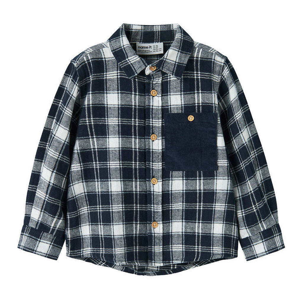 Name it Skjorte - NmmSanto - Navy Blazer