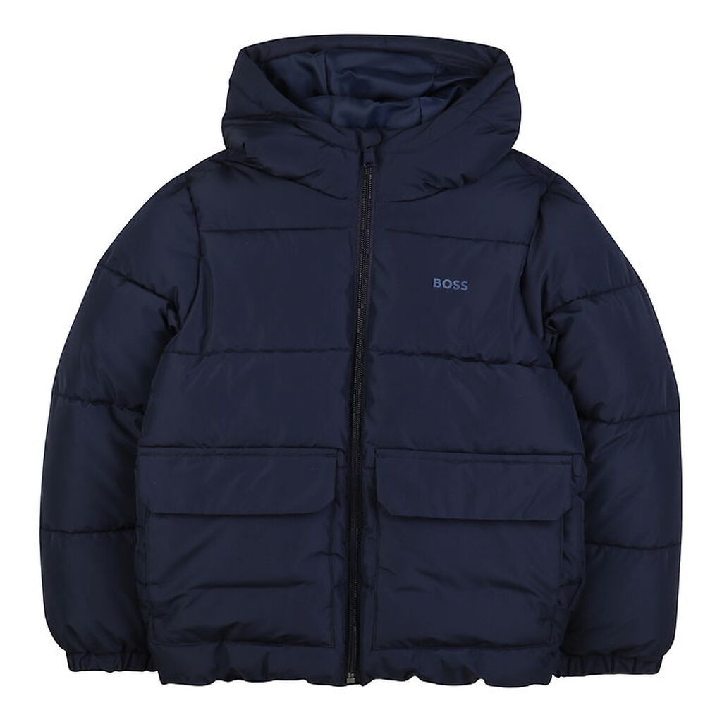 BOSS Dynejakke - Navy