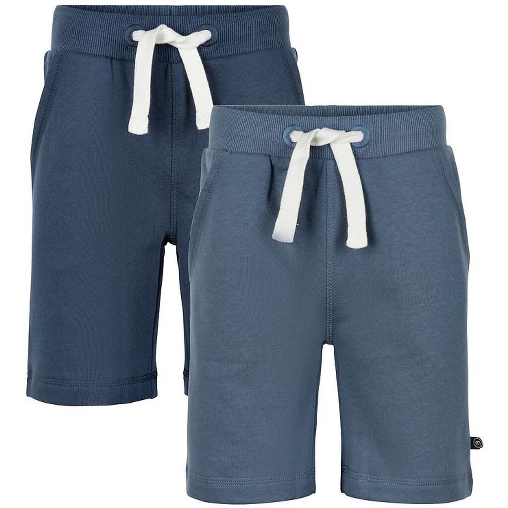 Minymo Sweatshorts - 2-pak - New Navy