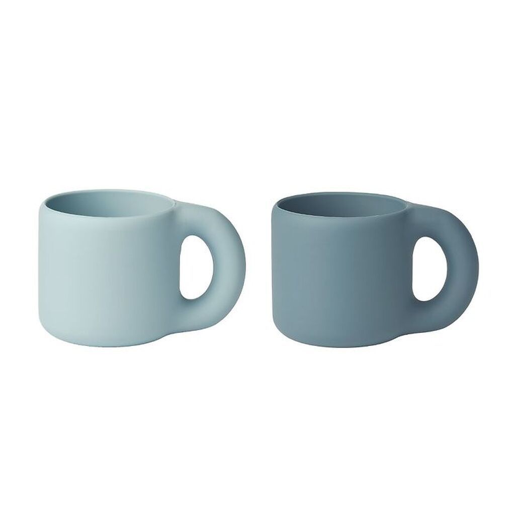 Liewood Kopper - 2-pak - Silikone - Kylie - Sea Blue/Whale Blue