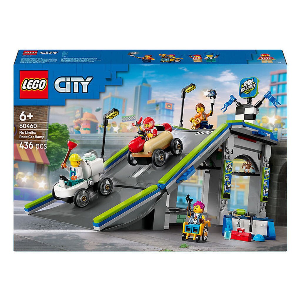 LEGOÂ® City - Ingen Grænser: Racerbilrampe 60460 - 436 Dele