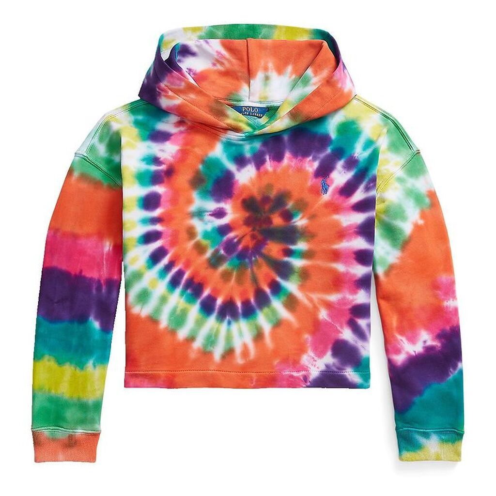 Polo Ralph Lauren Hættetrøje - Cropped - Summit - Rainbow