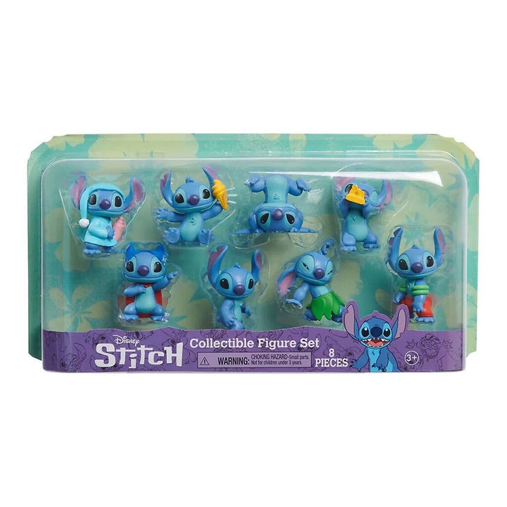 Disney Stitch Figurer - 8 Dele
