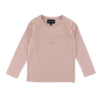 Emporio Armani Bluse - Rose Smoke m. Logo/Nitter