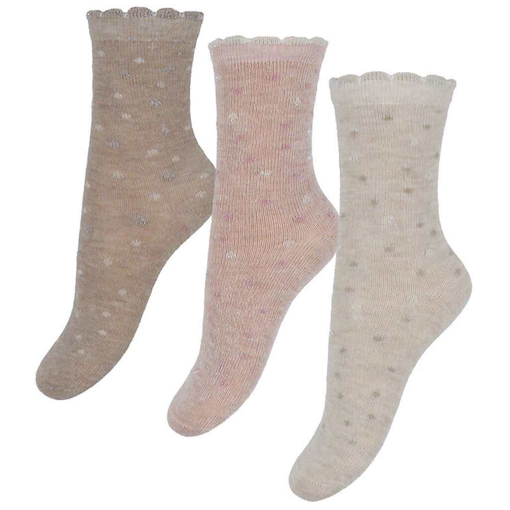 Minymo Strømper - 3-pak - Burnished Lilac