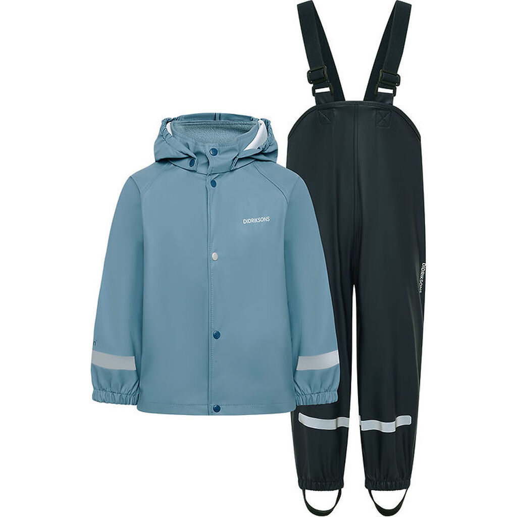 Didriksons Regntøj m. Seler - PU - Slaskeman - Winter Blue