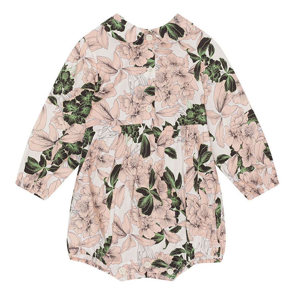 Christina Rohde Sommerdragt - Hvid m. Blomster