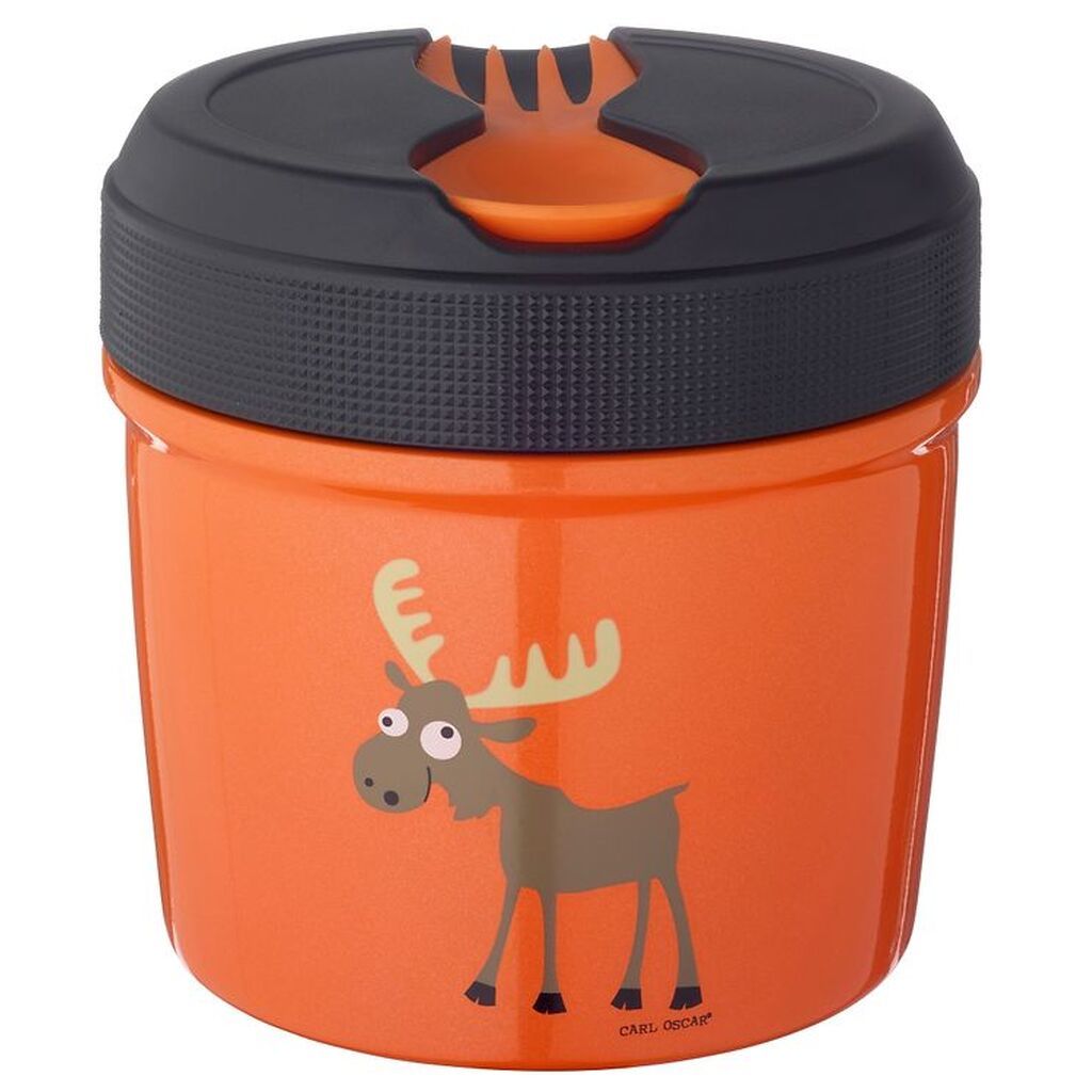 Carl Oscar Termomadkasse - 0,5 L - Orange Moose