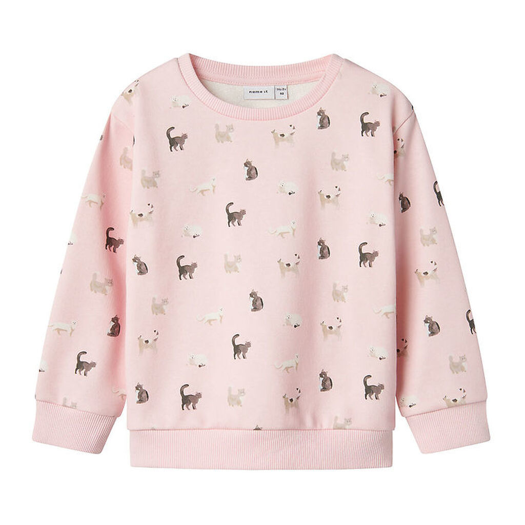 Name It Sweatshirt - NmfBrigitta - Ballerina/Melange m. Katte