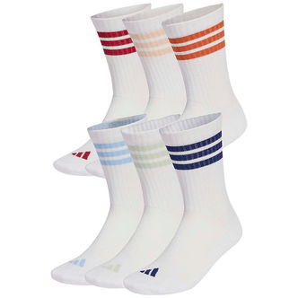 adidas Performance Strømper - 6-pak - Hvid/Active Maroon/Fox Ora