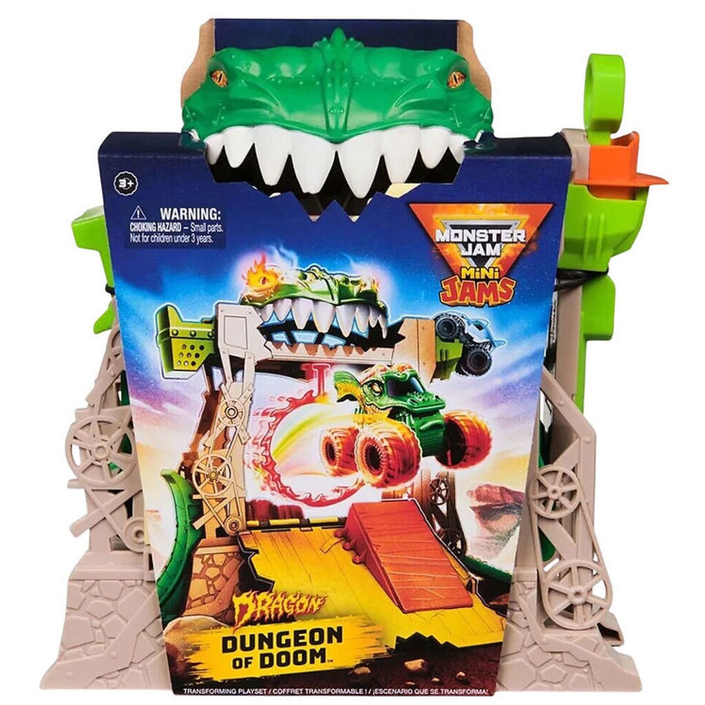 Monster Jam Mini Transforming - Dragon - Dungeon of Doom