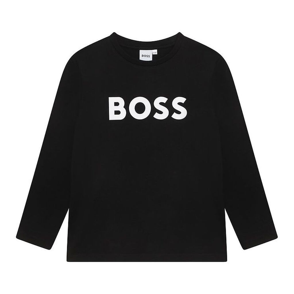 BOSS Bluse - Sort m. Hvid