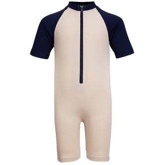 Petit Crabe Badeheldragt - Multi Color - UV50+ - Latte/Blue