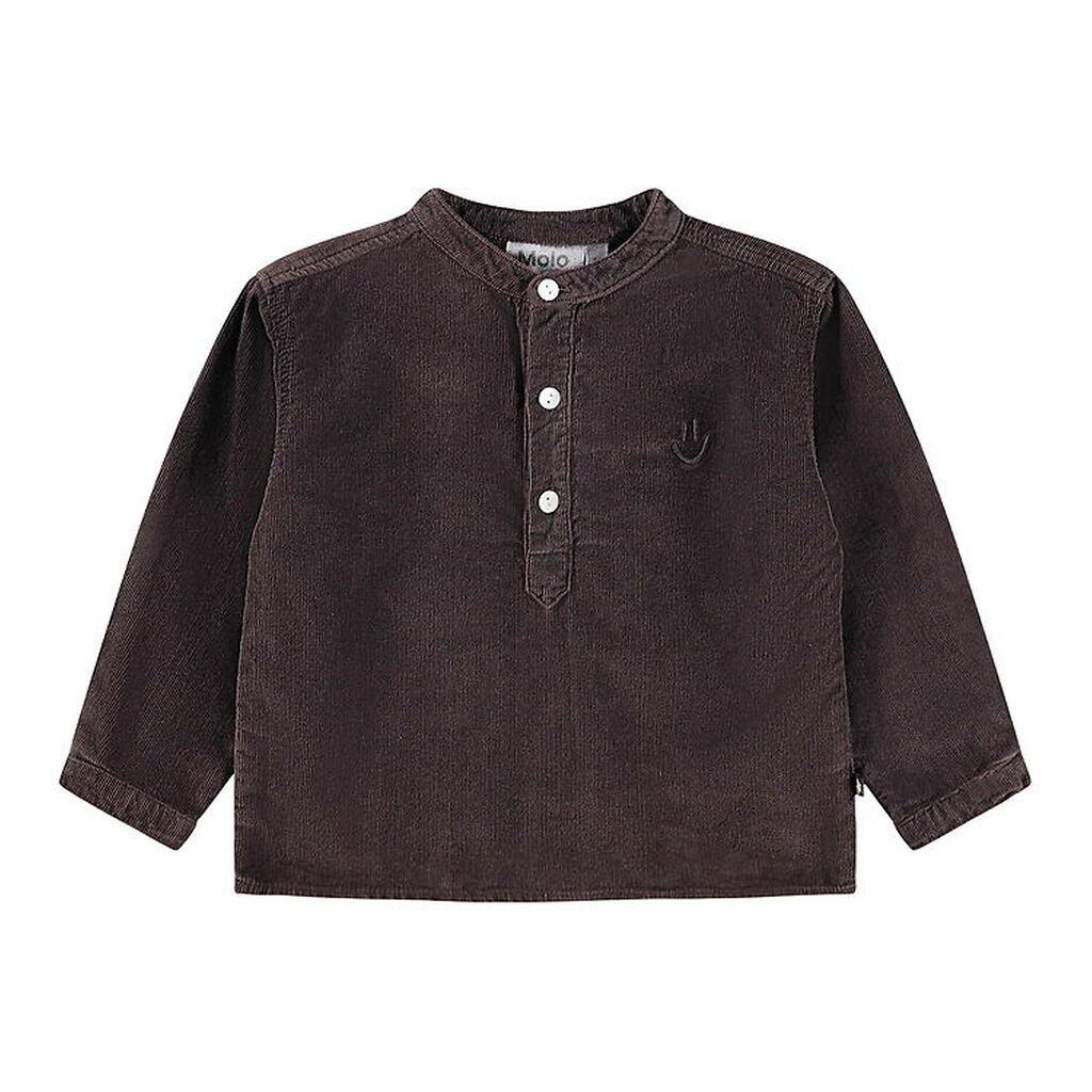 Molo Skjorte - Fløjl - Enoz - Dark Cocoa