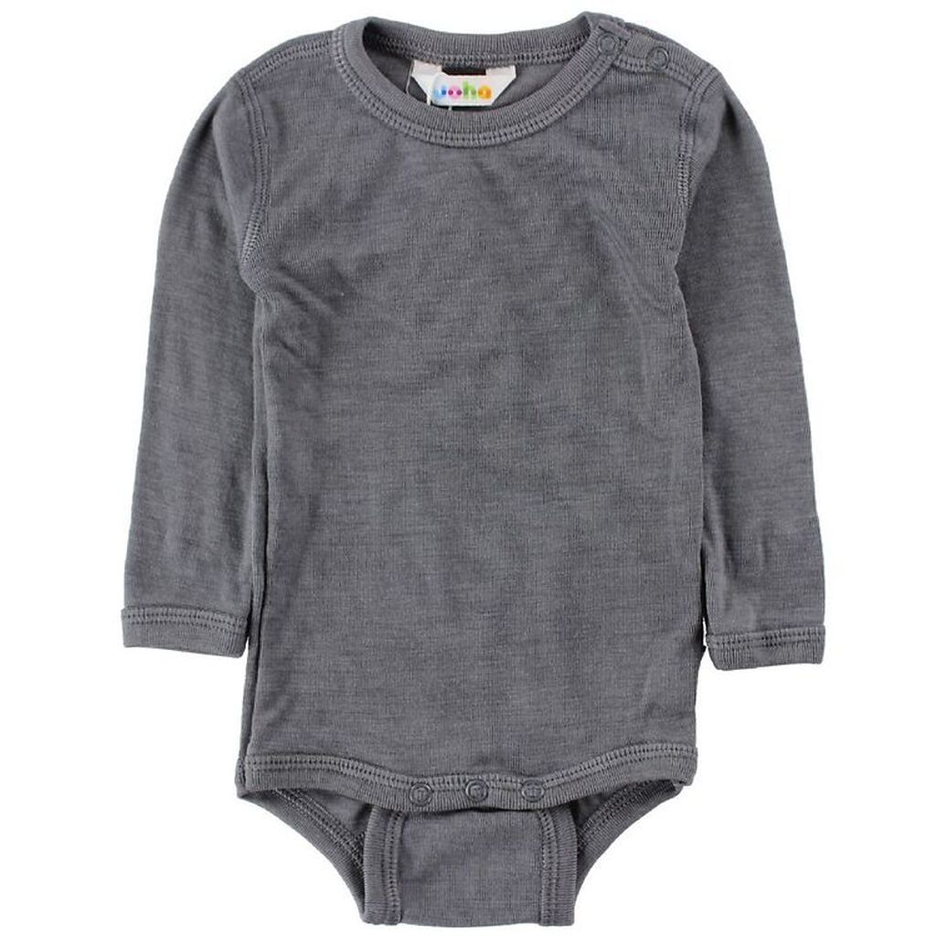 Joha Body l/æ - Uld/Silke - Mørkegrå