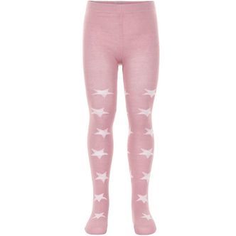 Minymo Strømpebukser - Rosa m. Stjerner